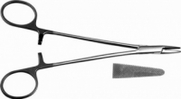 Иглодержатель общехирургический, с тв.сплав. пластин, 160 мм И-10-28 П
