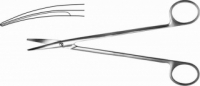 Ножницы с узкими закругл. лезвиями, вертик. изогнутые, 175 мм Н-25 П