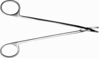 Ножницы сосудистые, вертикально - изогнутые, по радиусу, 158 мм Н-39 П