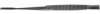 Долото с рифленой ручкой, плоское, 2,5 мм  ДМ-7 П
